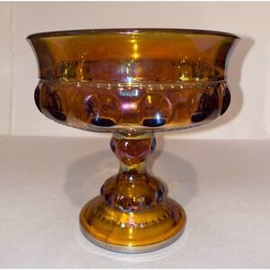 Vintage Indiana Carnival Glass Candy Dish